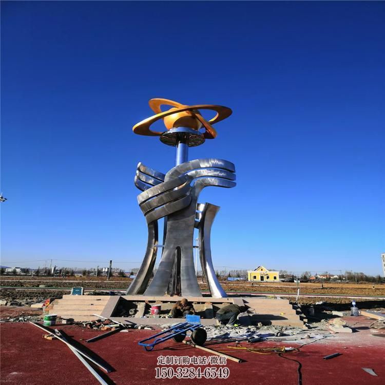宜昌精神堡垒雕塑 仿真景观标牌雕塑 烤漆标识雕塑 宜昌精神堡垒雕塑 仿真景观标牌雕塑 烤漆标识雕塑
