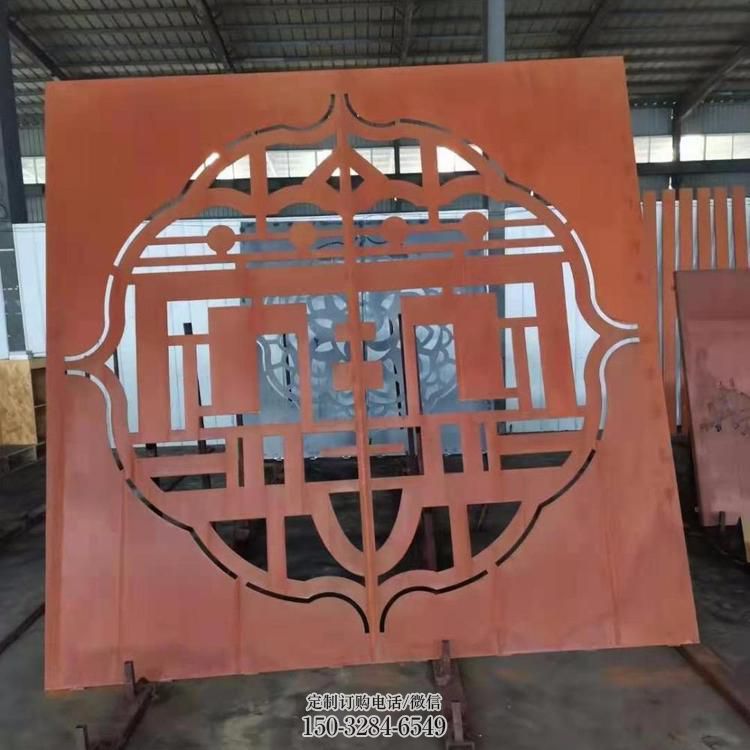 荆门镂空景墙雕塑,耐候钢镂空工艺设计 荆门镂空景墙雕塑,耐候钢镂空工艺设计